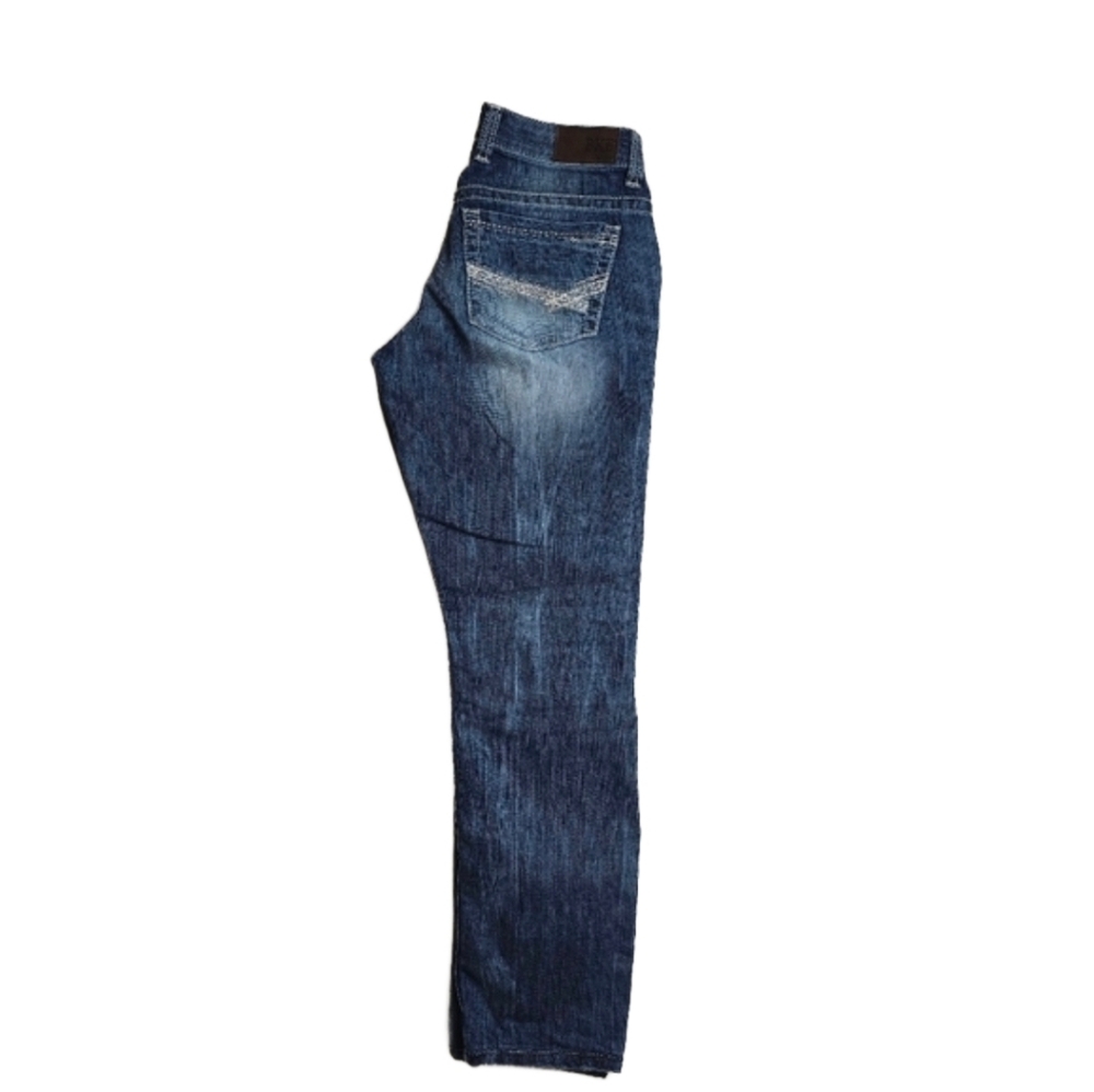 BKE Womens Distressed Jeans Size 26 Medium Wash Stretch Denim - Picture 2 of 7